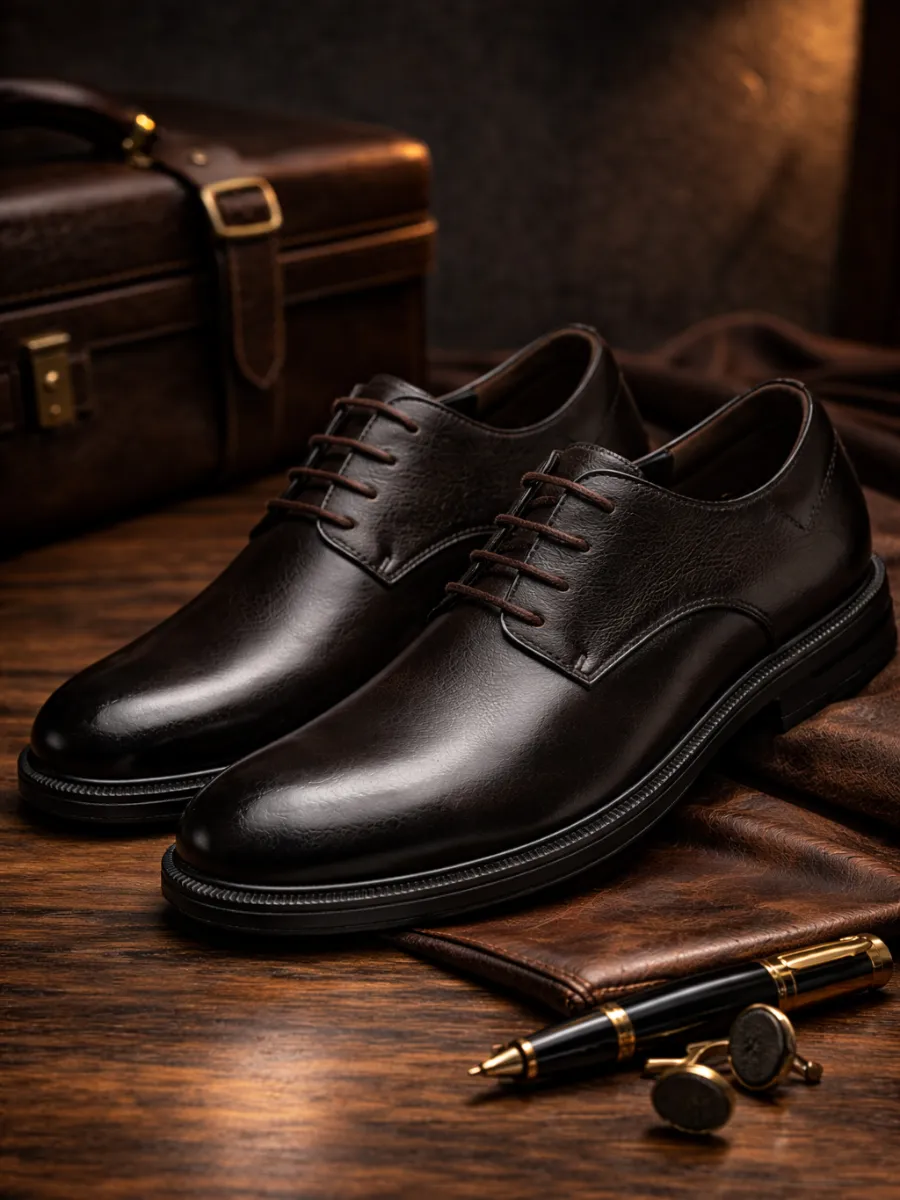 Klasik Deri Bağcıklı Erkek Ayakkabı